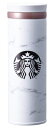 ★無料配送★海外限定 スタバ マーブルホワイト タンブラー 保温保冷ボトル Starbucks JNO Marble white thermos 500m…