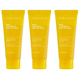 【APRILSKIN】エイプリルスキン リアル カレンデュラ ピールオフ パック*3本 REAL CALENDULA PEEL OFF PACK*3本