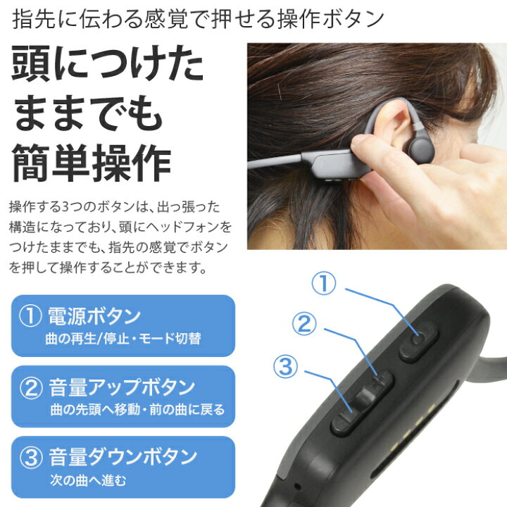楽天市場】骨伝導 集音器 ヘッドホン ワイヤレス イヤホン 福耳 ボーン 