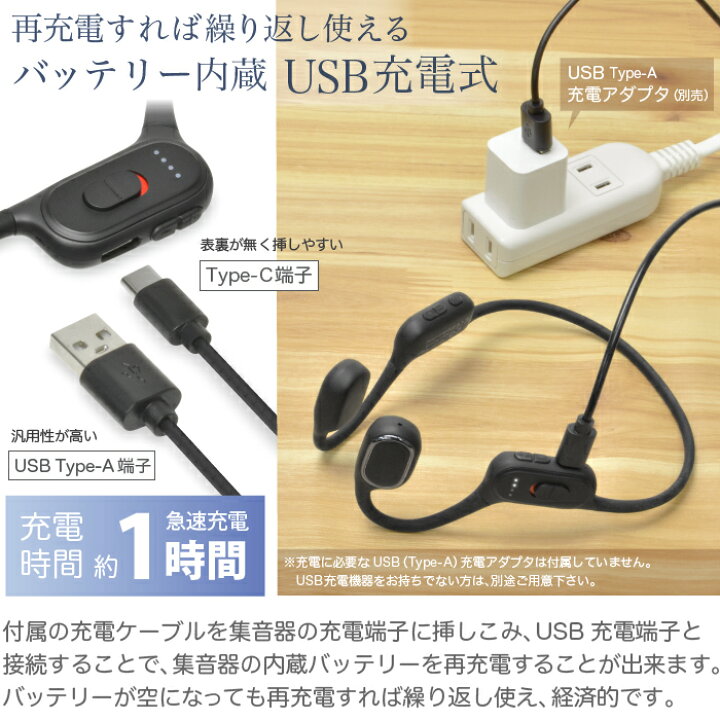 楽天市場】骨伝導 ステレオ 集音器 福耳 Airy Pro 極（ふくみみ 