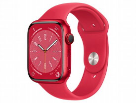 【中古(未使用買取品)】Apple Watch Series 8 GPS+Cellularモデル 45mm MNKA3J/A [(PRODUCT)REDスポーツバンド]