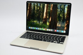 【中古】Apple MacBook Air 13インチ M2(8コアCPU/8コアGPU) 256GB スターライト MC7W4J/A