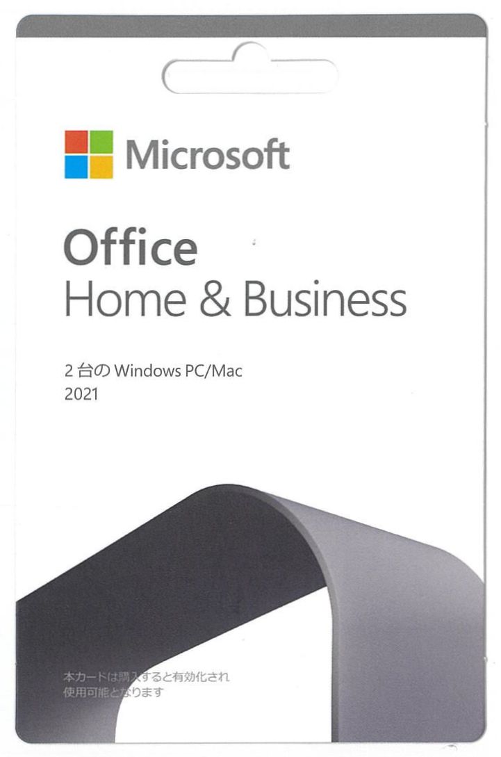 【POSAカード版】Microsoft Office Home & Business 2021 for Windows PC/Mac | 中古  アウトレット Joshin日本橋店