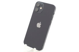 【中古】SIMフリー Apple iPhone12 mini 128GB Black A2398 MGDJ3J/A