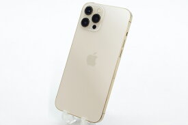 【中古】SIMフリー Apple iPhone12 Pro Max 256GB Gold A2410 MGD13J/A