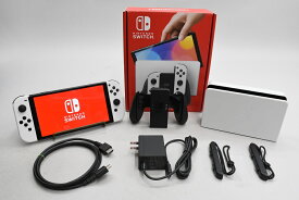 【中古】Nintendo Switch 有機ELモデル 2021 【Joy-Con(L)/(R)ホワイト】 HEG-S-KAAAA