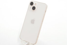 【中古】SIMフリー Apple iPhone13 mini 256GB Starlight A2626 MLJK3J/A