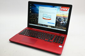 【中古】FUJITSU LIFEBOOK AH AH53/A3 FMVA53A3RK ガーネットレッド