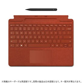 【箱破損 または 箱汚れ品】 Microsoft Surface Pro Signature キーボード 日本語 8X6-00039 (ポピーレッド) スリムペン2 付属