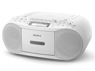 【展示品、外箱欠品】 SONY コンパクトCDラジカセ CFD-S70-WC(ホワイト)