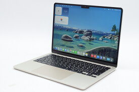 【中古】Apple MacBook Air 13インチ M2(8コアCPU/10コアGPU) 256GB スターライト MC7W4J/A