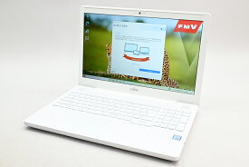 【中古】FUJITSU LIFEBOOK AH AH49/B2 FMVA49B2WZ プレミアムホワイト