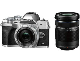 【箱破損 または 箱汚れ品】OLYMPUS OM-D E-M10 Mark IV EZダブルズームキット(シルバー)
