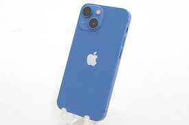 【中古】SIMフリー Apple iPhone13 mini 128GB Blue A2626 MLJH3J/A
