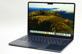 【中古】Apple MacBook Air 13インチ M2(8コアCPU/8コアGPU) 256GB ミッドナイト MLY33J/A