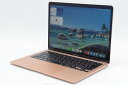 【中古】Apple MacBook Air 13インチ M1(8コアCPU/7コアGPU) 8GB/256GB ゴールド MGND3J/A