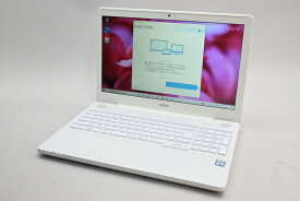 【中古】FUJITSU LIFEBOOK AH AH48/C3 FMVA48C3WZ プレミアムホワイト