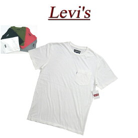 【5色4サイズ】 ay961 新品 Levis USライン 半袖 ポケット付 無地 Tシャツ メンズ リーバイス ティーシャツ CREW NECK POCKET T-SHIRT Levi's