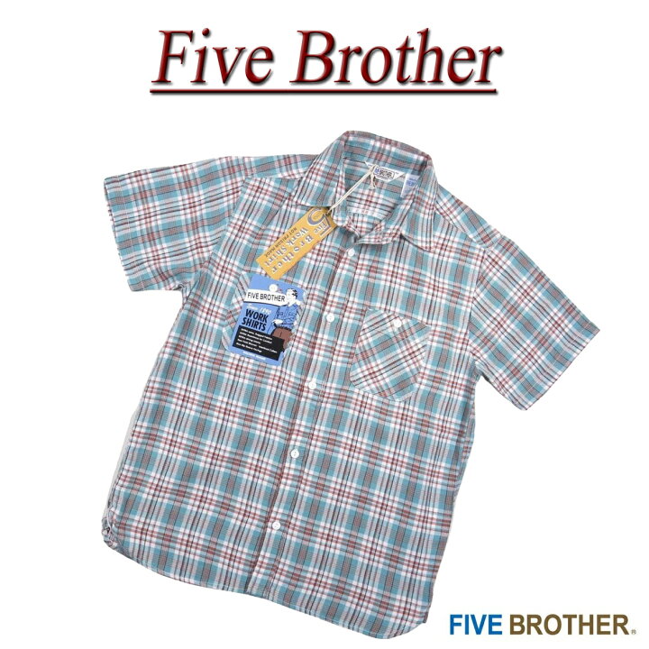 楽天市場】【4色4サイズ】 jd536 新品 FIVE BROTHER チェック マチ付 