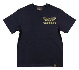 【2色4サイズ】 nb651 新品 VANSON フライングスター エンボス加工 半袖 Tシャツ NVST-2010 メンズ バンソン FLYING STAR SHORT SLEEVES T-SHIRT ヴァンソン 【smtb-kd】