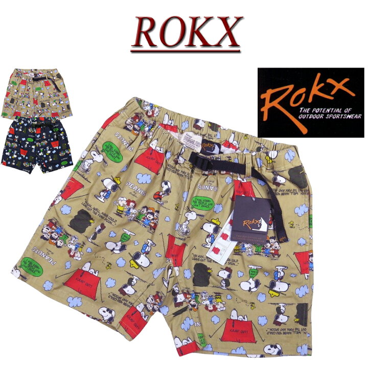 楽天市場】【2色4サイズ】 ry531 新品 ROKX × PEANUTS ロックス  