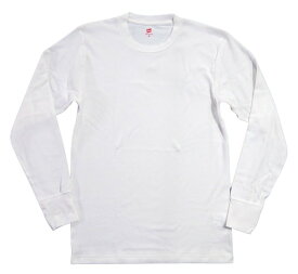 【定番 3色5サイズ】 ia751 新品 Hanes プレミアム インターロック オーガニックコットン × メリノウール 無地 ロンT HM4-U001 メンズ ヘインズ PREMIUM INTERLOCK クルーネック ロンティー 箱入り 長袖 Tシャツ 【smtb-kd】