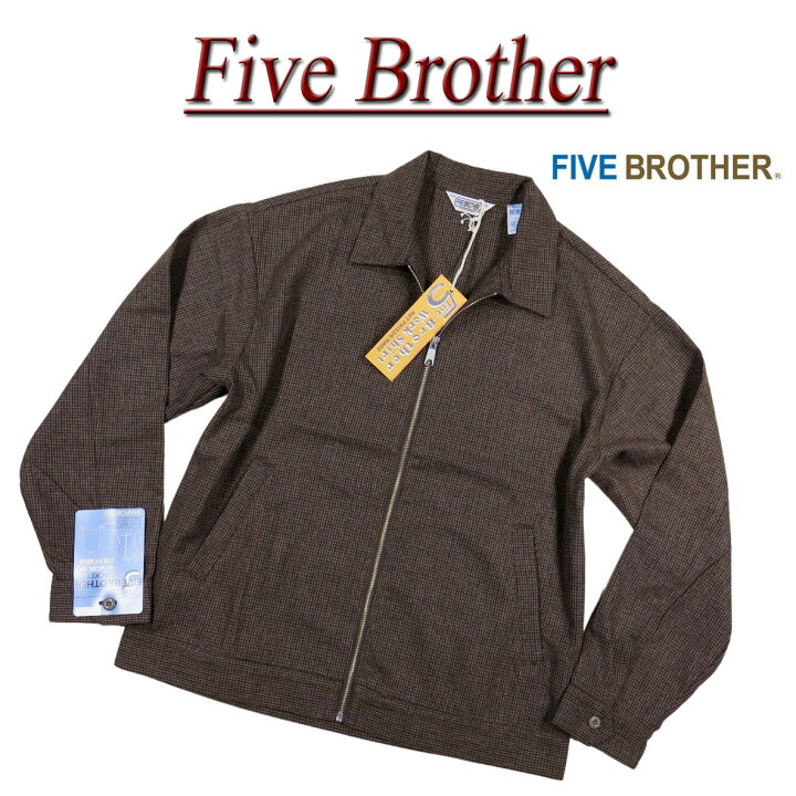 楽天市場】【3サイズ】 je921 新品 FIVE BROTHER WOOL BLEND ZIP WORK 