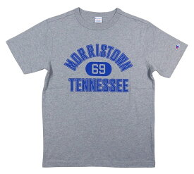 【4色4サイズ】 jf324 新品 Champion トリコロールタグ USAコットン カレッジプリント 半袖 Tシャツ C3-V313 メンズ チャンピオン 染み込みプリント アメリカ綿 COTTON USA ティーシャツ トリコタグ 【smtb-kd】