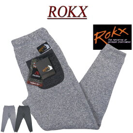 【定番 2色4サイズ】 ry182 新品 ROKX ロックス THE GOOSE PANT ミックス ニットフリース 裏起毛 テーパード スリムパンツ RXMF191067 クライミングパンツ メンズ アメカジ グースパンツ ボルダリング フリースパンツ 【smtb-kd】