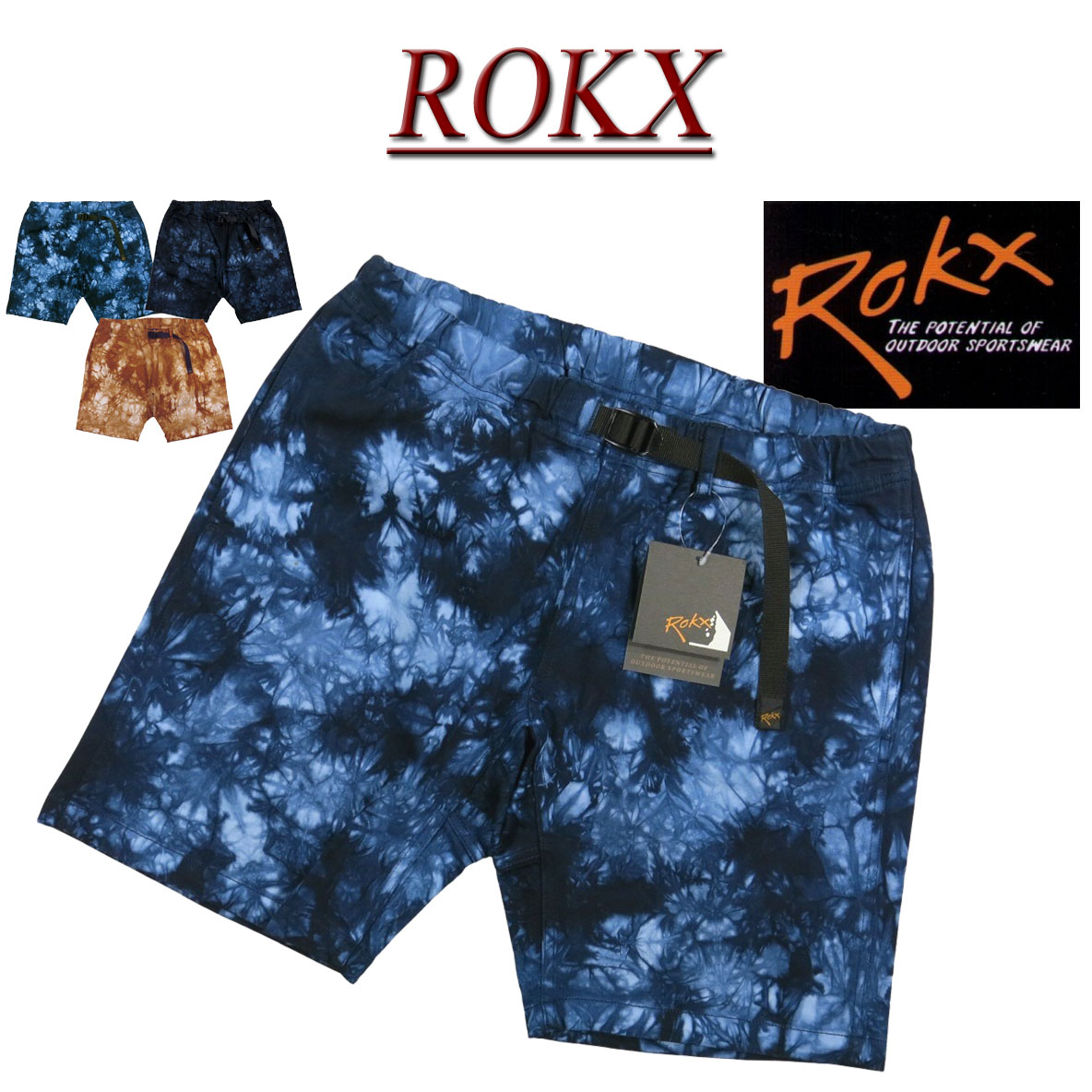 楽天市場】【2色4サイズ】 ry711 新品 ROKX ロックス CRYSTAL DYE
