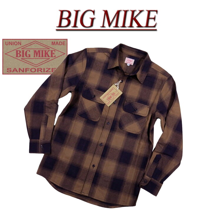 楽天市場】【4サイズ】 ad203 新品 BIG MIKE 復刻 長袖 バッファロー 