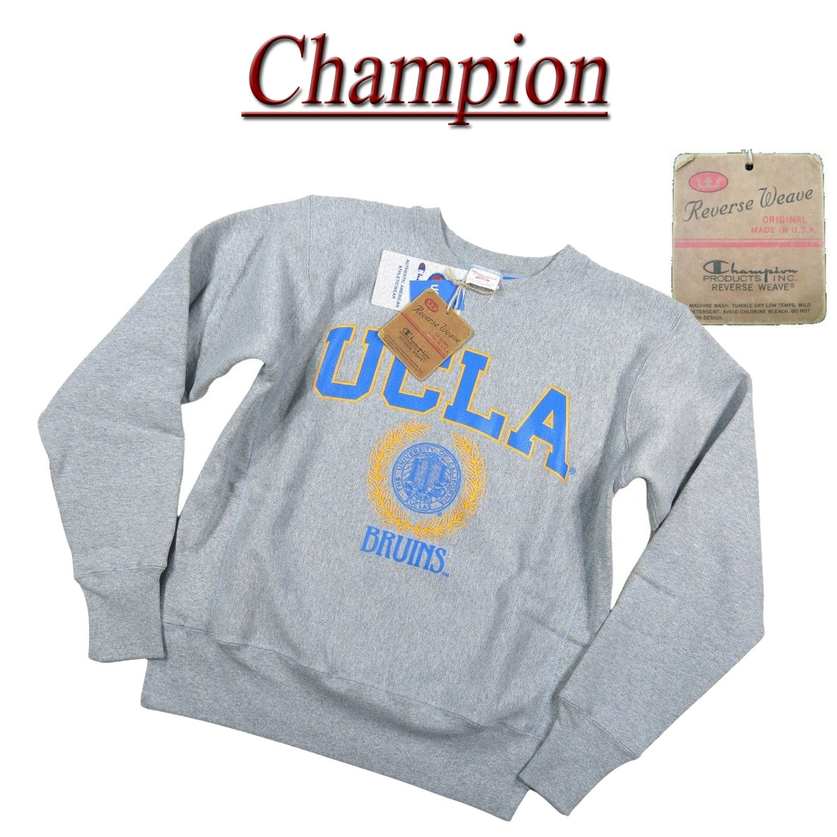 【楽天市場】【5サイズ】jf951 新品 Champion × UCLA コラボ USA