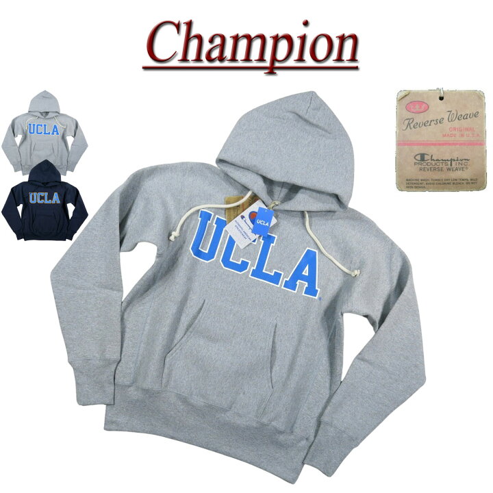楽天市場】【2色5サイズ】jf981 新品 Champion × UCLA コラボ USA産 赤 