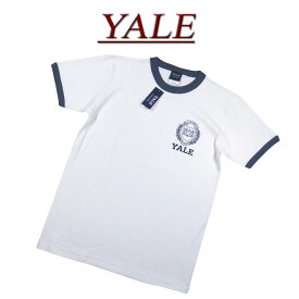 【3サイズ】 jg191 新品 YALE イエール大学 カレッジプリント 半袖 リンガーTシャツ YALE-078 メンズ YALE UNIVERSITY S/S COLLEGE T-SHIRT 【smtb-kd】