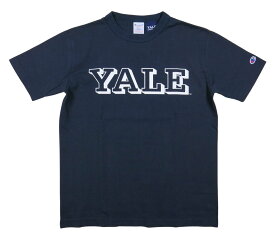 【2色4サイズ】 jg301 新品 Champion × YALE コラボ USA製 カレッジプリント 半袖 Tシャツ C5-X302 メンズ チャンピオン × イエール大学 T1011 ティーテンイレブン 染み込みプリント HEAVY WEIGHT JERSEY Made in USA 【smtb-kd】