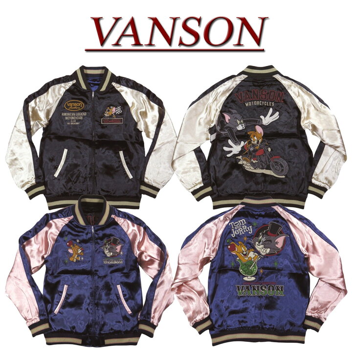 楽天市場】【5サイズ】 nd351 新品 VANSON × TOM & JERRY トムと 