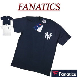 【2024春夏 2色5サイズ】 jc942 新品 FANATICS 当店別注モデル! ニューヨーク ヤンキース フェルトワッペン 半袖 Tシャツ ML0123SS0021 メンズ ファナティクス New York Yankees MLB OFFICIAL WEAR NY ティーシャツ 【smtb-kd】