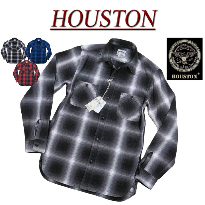 楽天市場】【3色4サイズ】 jh181 新品 HOUSTON マチ付 長袖 ビエラ 