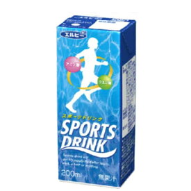 エルビー　スポーツドリンク　200ml×24本入/2ケース　紙パック　　 スポーツ飲料　水分補給　熱中症対策　アミノ酸　クエン酸