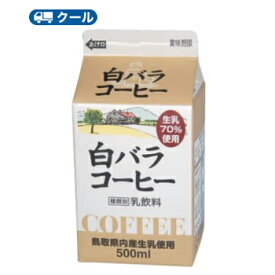 白バラ　コーヒー【500ml×20本】 クール便/ミルク　コーヒー　珈琲　ミルクコーヒー