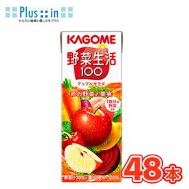 カゴメ 野菜生活100 アップルサラダ　200ml×24本/2ケース　フルーツジュース・果実ジュース/フルーツ・野菜ジュース　KAGOME/野菜生活100/まとめ買い