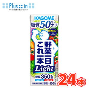 カゴメ 野菜一日これ一本 Light 200ml × 24本入紙パック〔ミックスジュース 野菜ジュース kagome カゴメ〕
