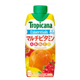 キリン　トロピカーナ エッセンシャルズ マルチビタミン　330ml×12本入/2ケース 紙パック〔果実飲料　フルーツ　オレンジ　アセロラ　ビタミン　KIRIN　キリン〕