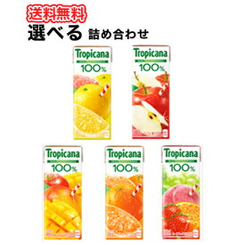キリン 選べるトロピカーナ 250ml紙パック (24本入を2種類選べる) 48本セット〔Tropicana 食物繊維 果汁100% フルーツジュース 選り取り よりどり〕