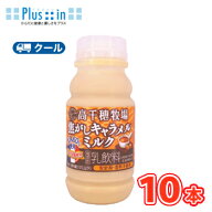 高千穂牧場 焦がしキャラメルミルク 220ml×10本【クール便】デーリィ 南日本酪農 生乳 milk ミルク キャ…
