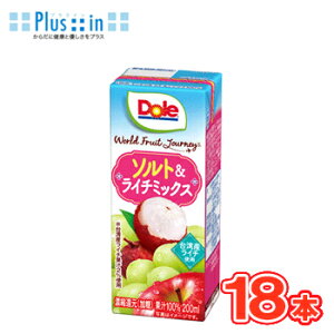 @O~N@Dole World Fruit Journey \gC`~bNX100%@LL200ml×18{@pbNkh[@ʏ`100 t[cW[X C` ~bNXW[Xl