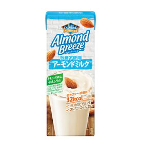 アーモンドブリーズ 砂糖不使用 200ml×24本 ポッカサッポロ 　Almond Breezeアーモンドミルク
