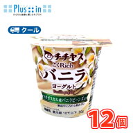 チチヤス　こくRichマダガスカルバニラヨーグルト　90g×12個入【クール便】〔ヨーグルト バニラ 乳製品 …