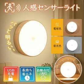 【スーパーSALE期間限定1480円→799円】＼即納／人感センサーライト LED センサーライト 室内 センサー照明 明るい USB 自動 充電式 玄関 足元 明るい 寝室 おしゃれ トイレ 敬老の日