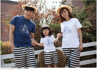 在庫一掃セール 全品499円 【最強翌日配送】親子カップルtシャツ ペアルック 半袖tシャツ 親子お揃い カ…